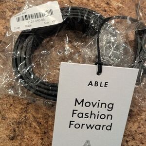 Able Black Fashion Belt